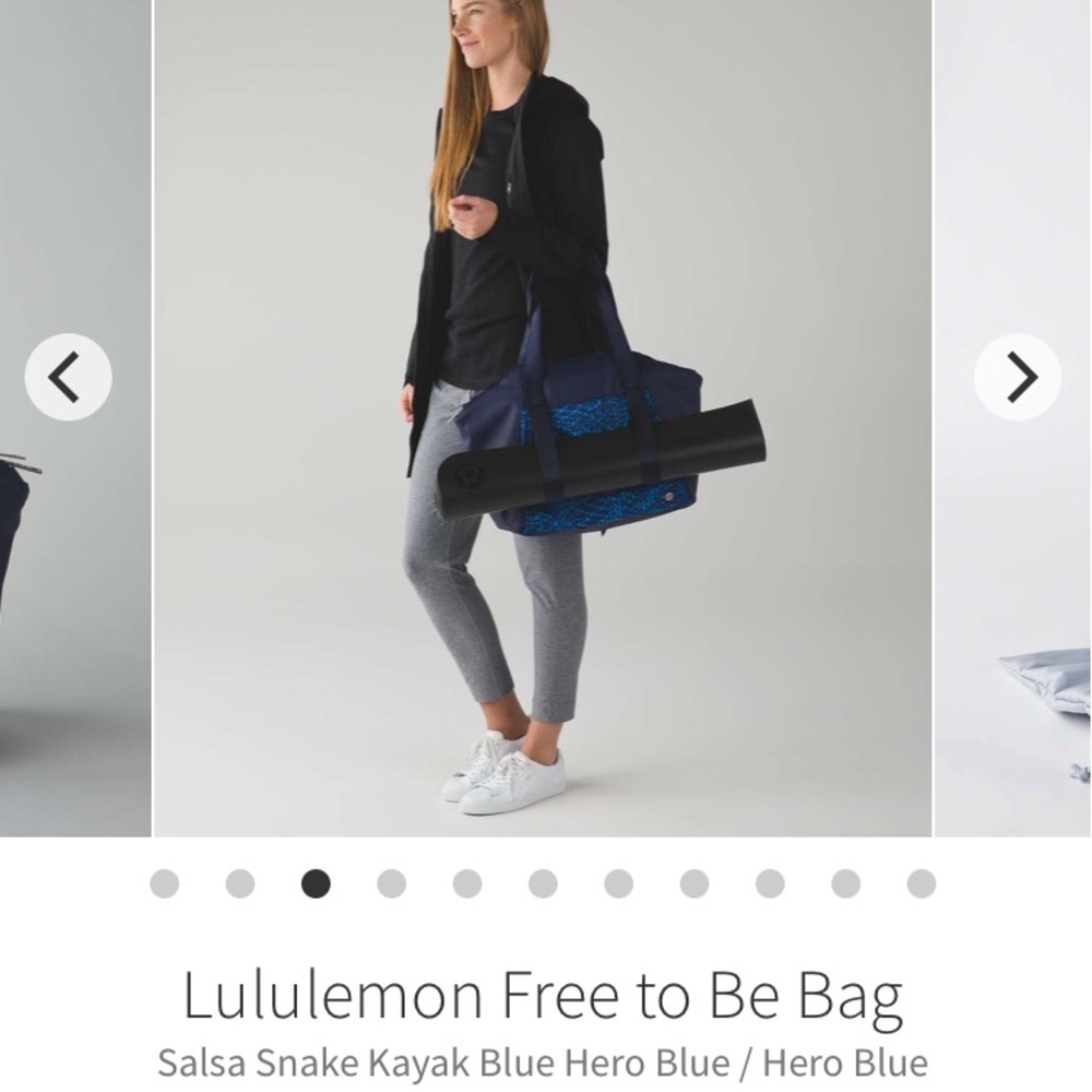 Lululemon free to be bag